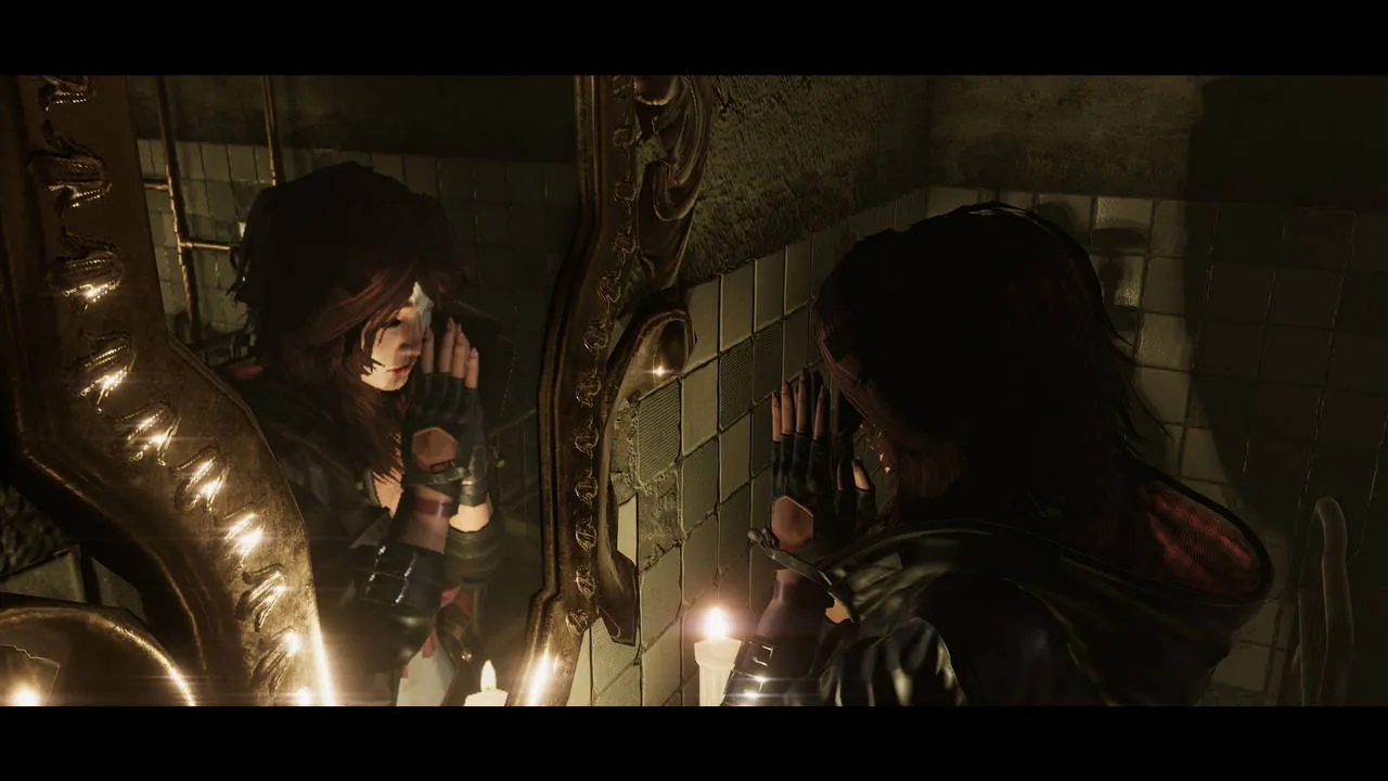 Screenshot showcasing an environment in Tormented Souls