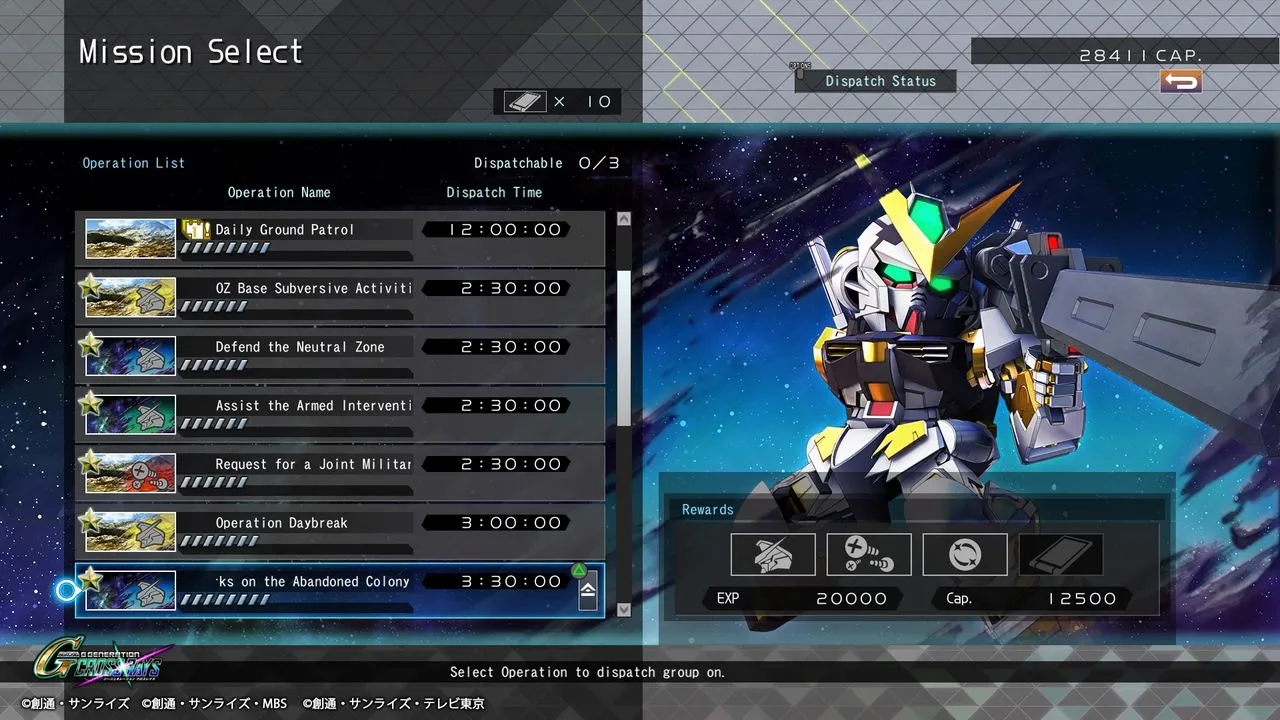 SD Gundam G Generation Cross Rays Gameplay