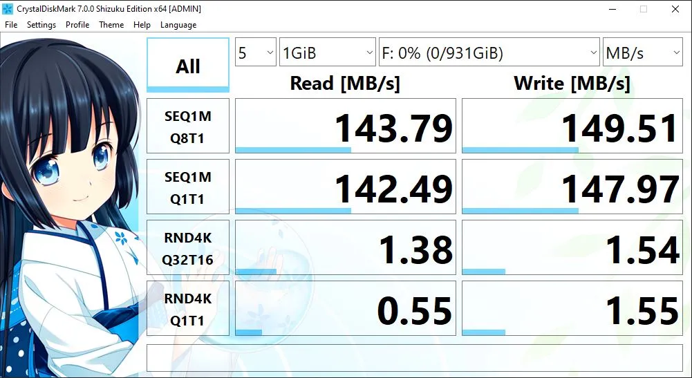 Seagate Backup Plus - Benchmark Comparison