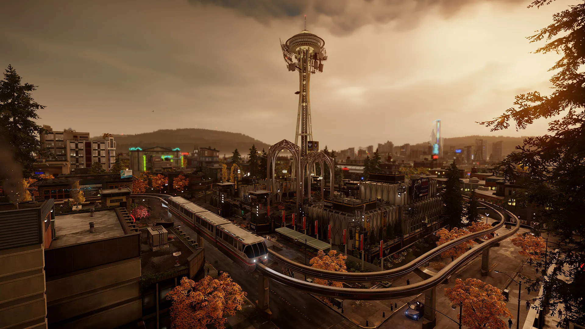 Seattle cityscape in inFamous: Second Son
