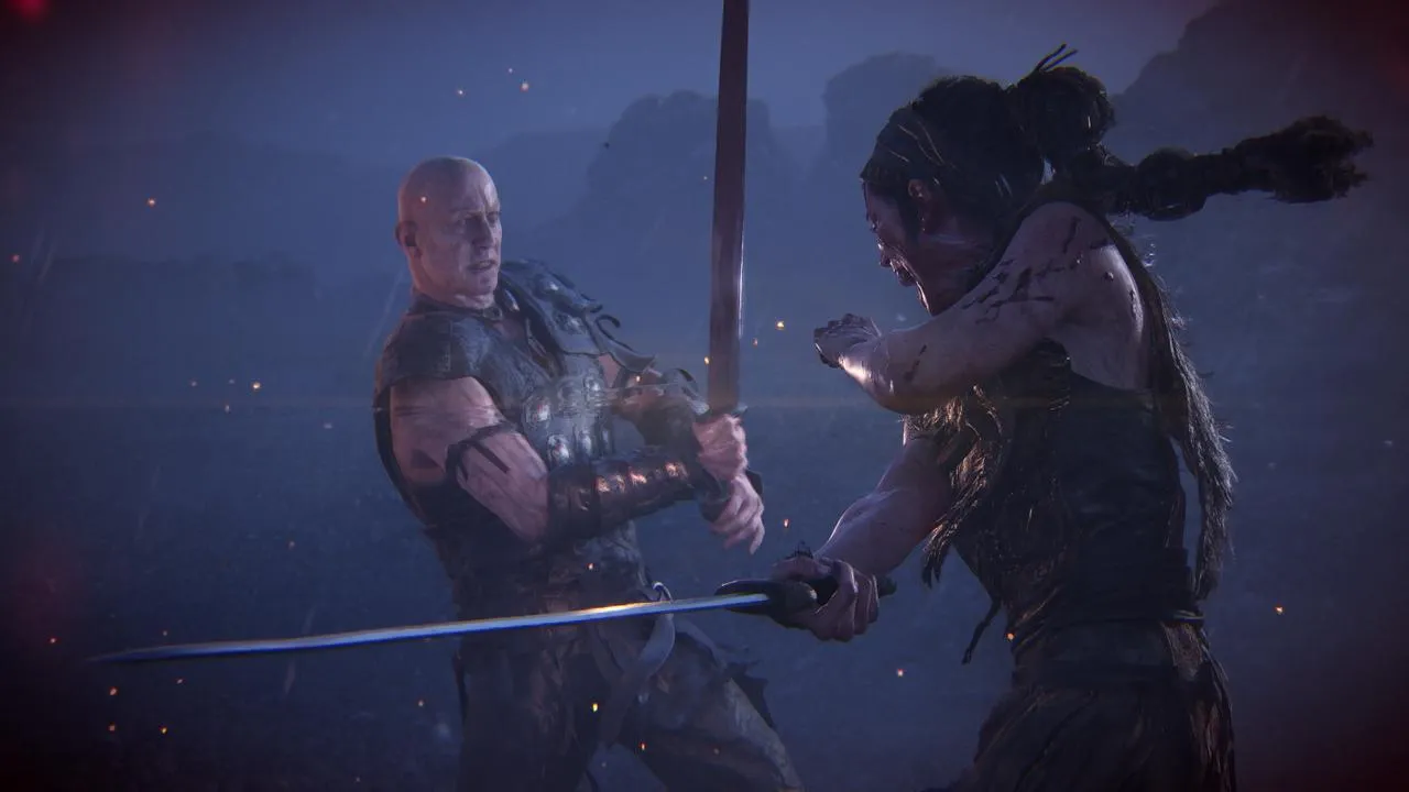 Senua in a distressed state