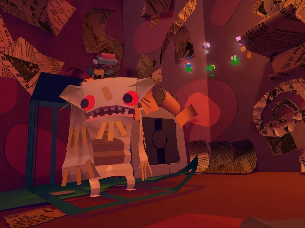 Showcasing the vibrant papercraft environments in Tearaway Unfolded