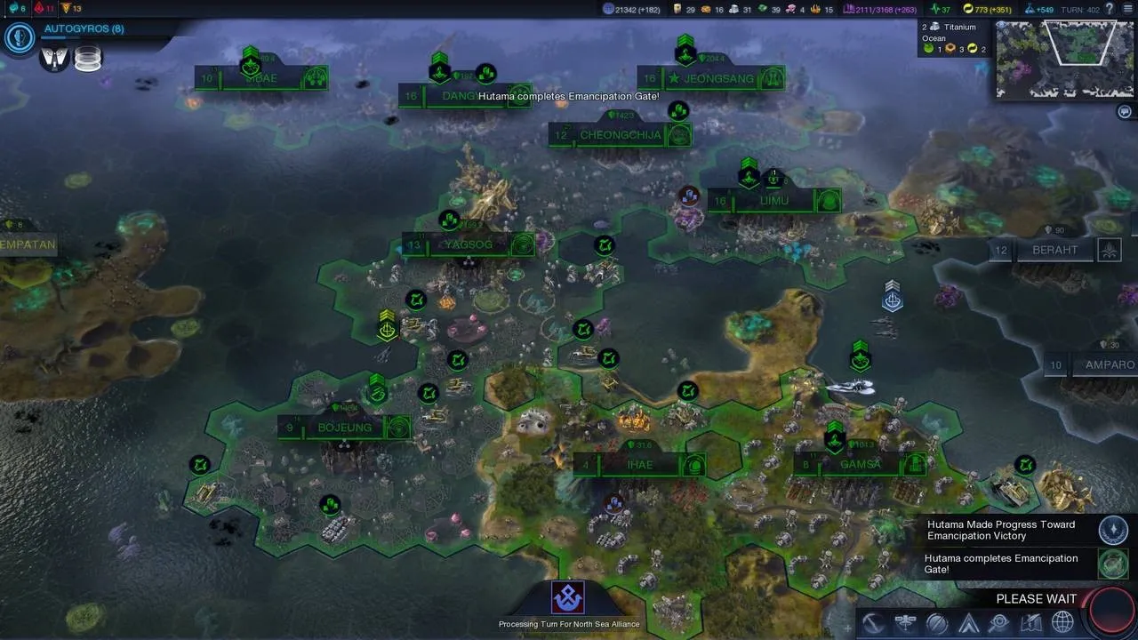 Sid Meier's Civilization: Beyond Earth - Rising Tide Gameplay