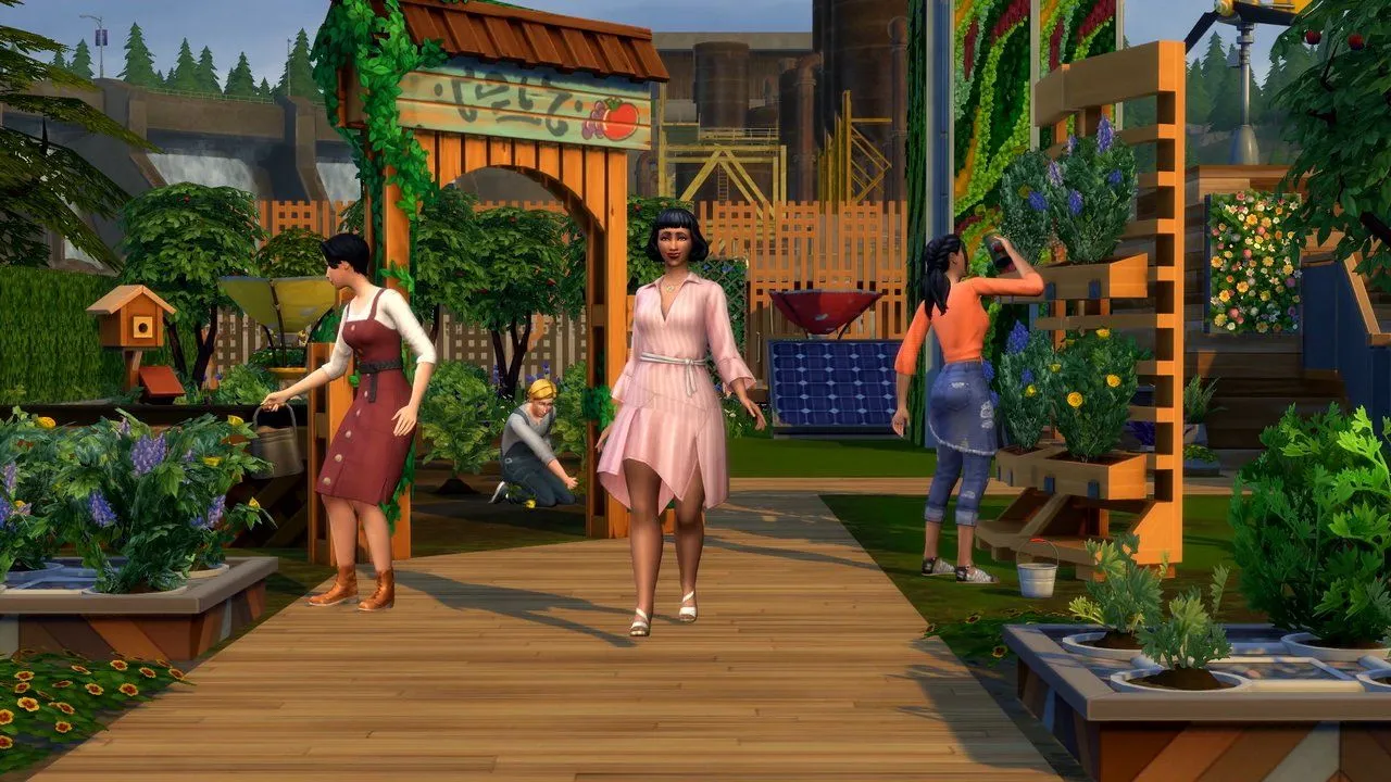 Sims crafting in Eco Lifestyle