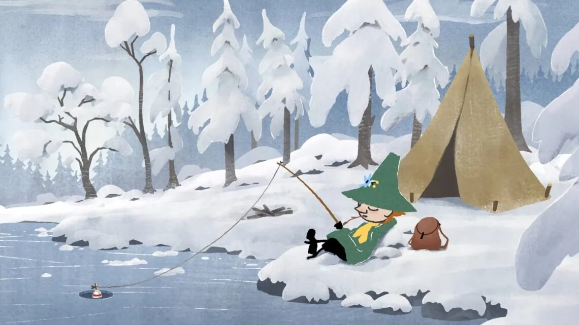 Snufkin interacting with the environment