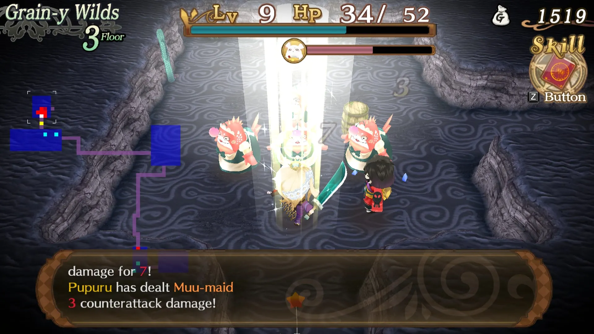 Sorcery Saga: Curse of the Great Curry God - Enemy Encounter