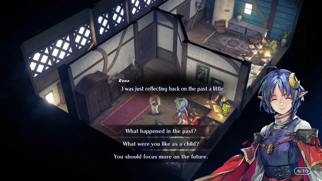 Star Ocean: The Second Story R In-game menu showing Private Actions