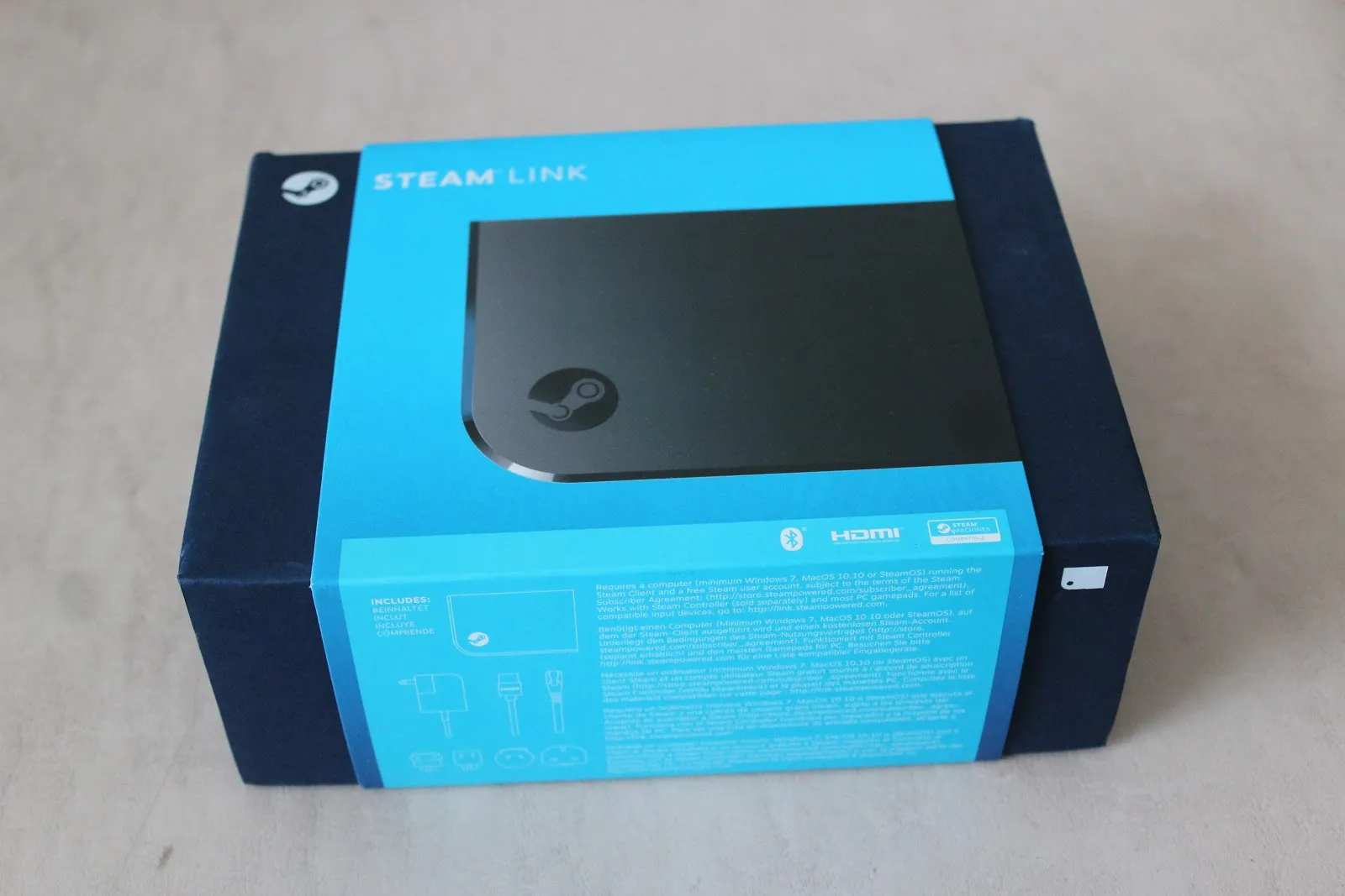 Steam Link packaging