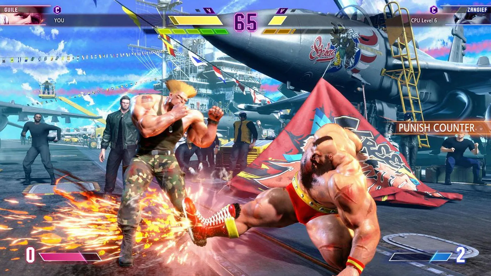 Street Fighter 6 gameplay featuring Drive Impact
