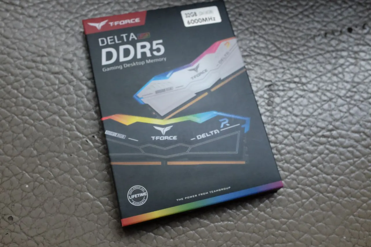 T-Force Delta RGB DDR5 6000MHz - Packaging