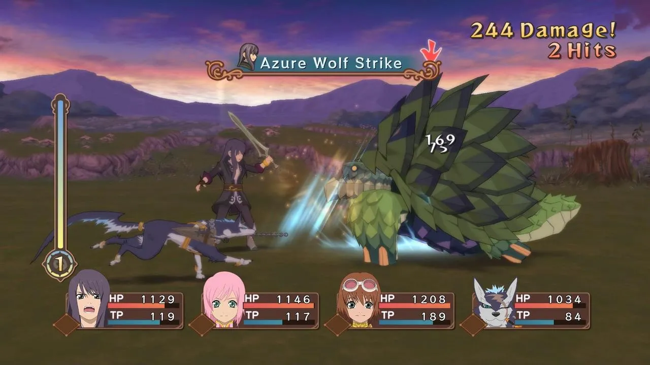 Tales of Vesperia Combat Example