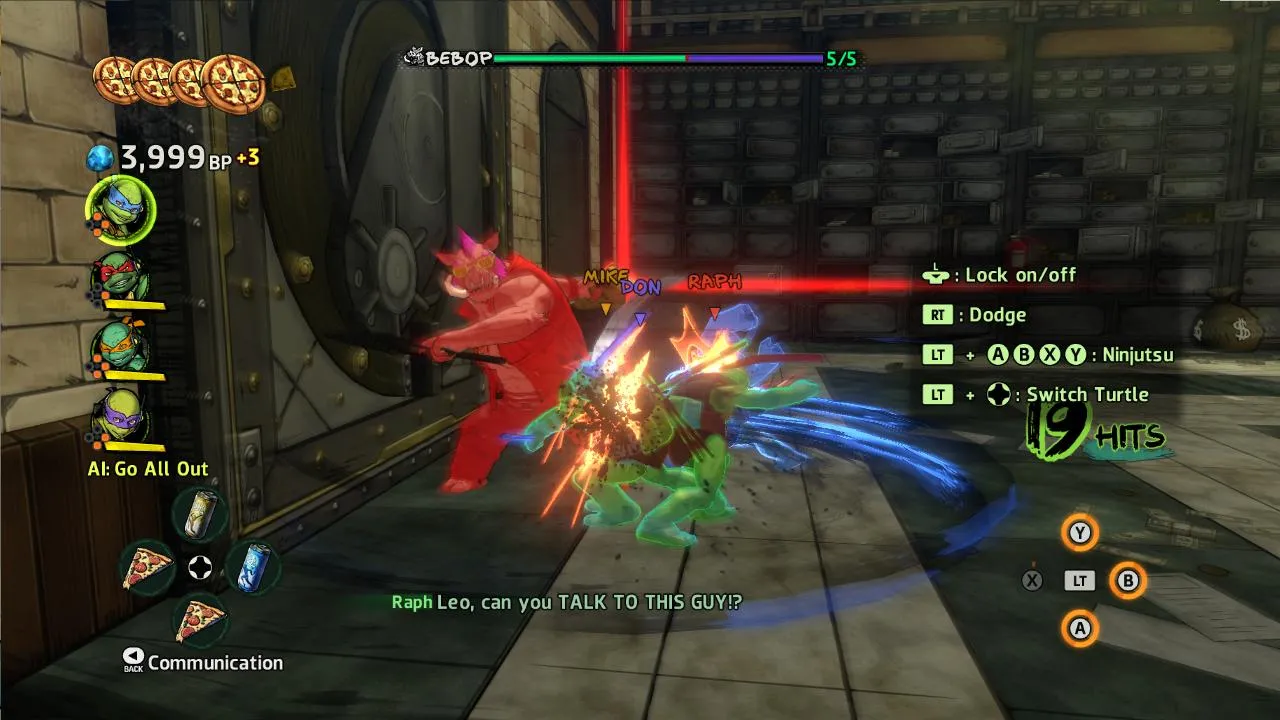 Teenage Mutant Ninja Turtles: Mutants in Manhattan - Combat