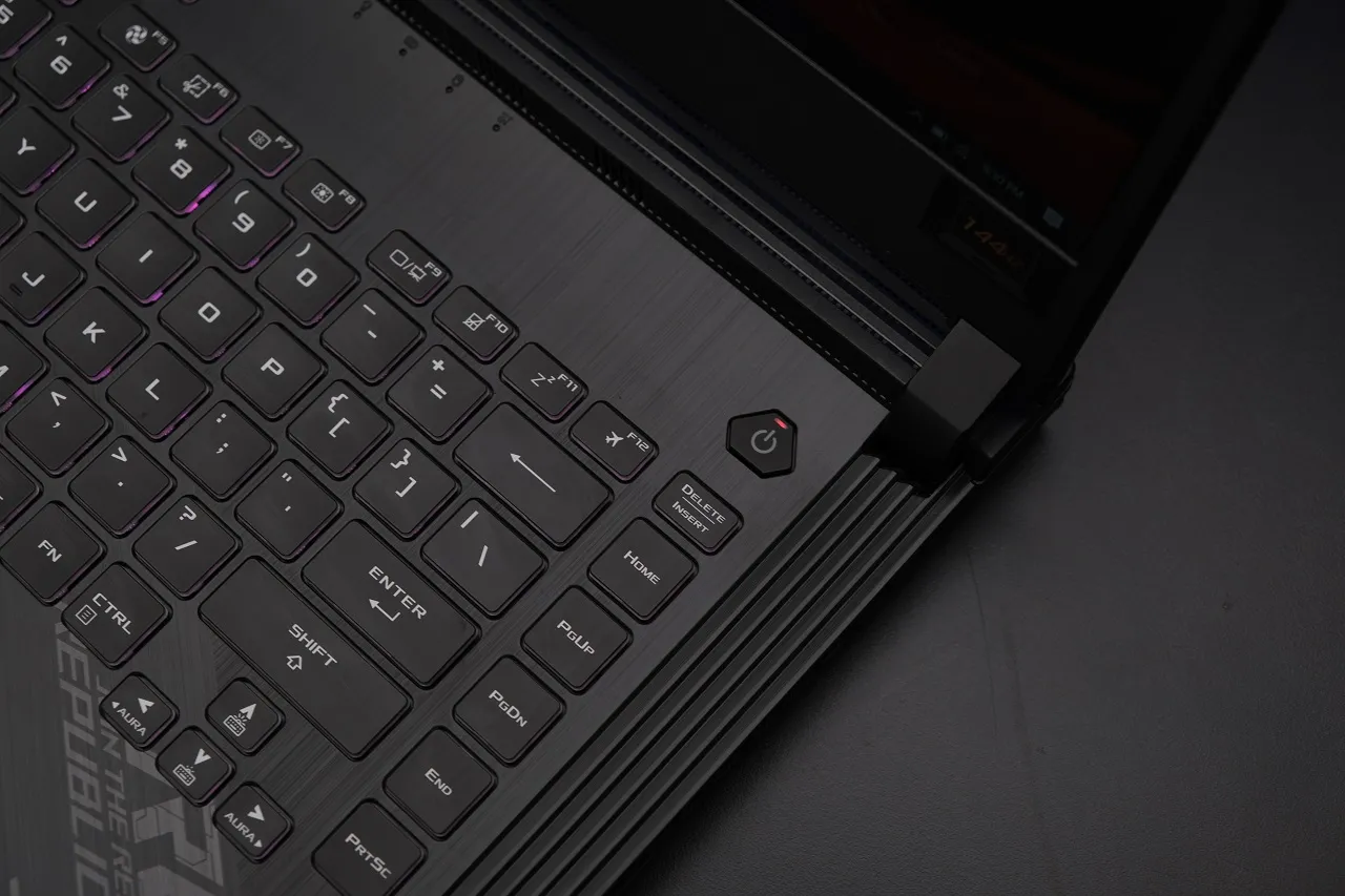 The ASUS ROG Strix G15 features liquid metal cooling