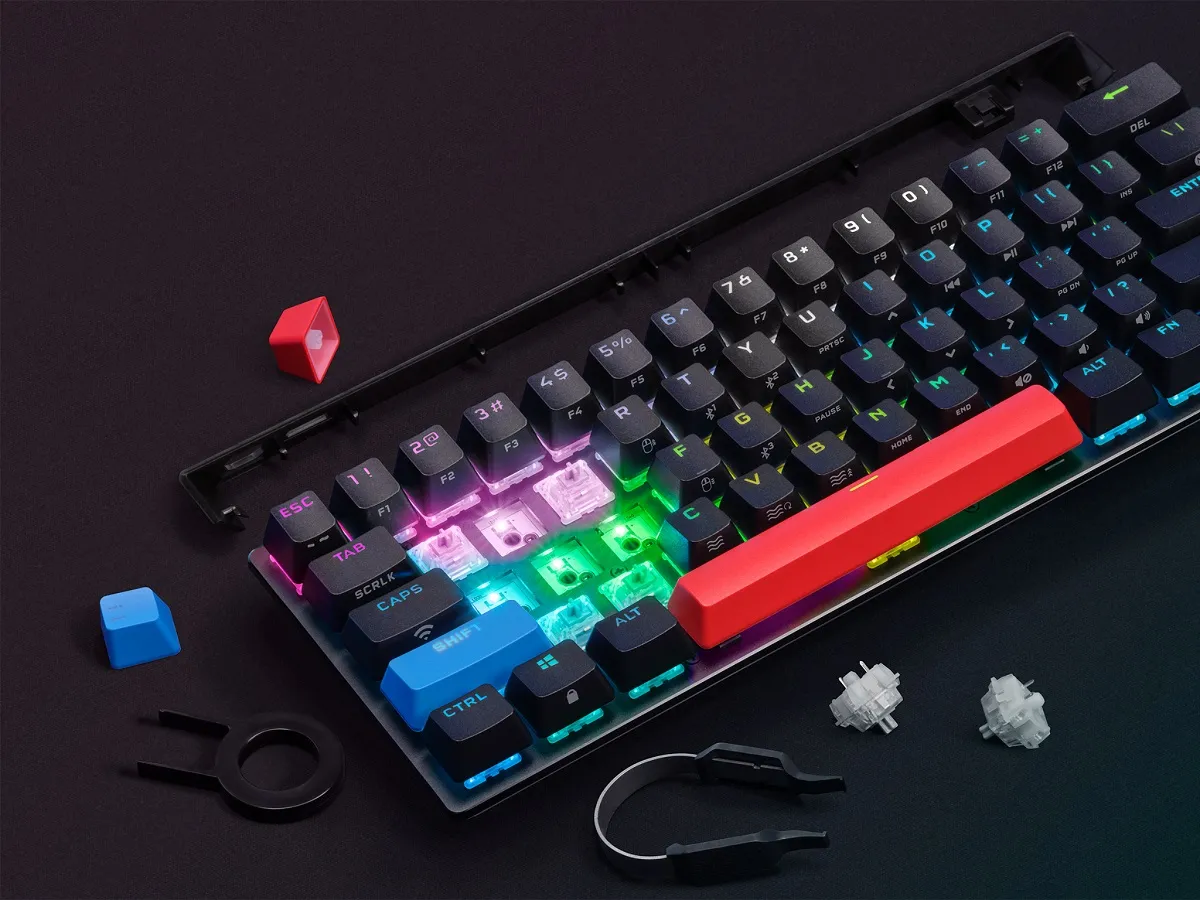 The CORSAIR K70 PRO MINI WIRELESS Mechanical Gaming Keyboard