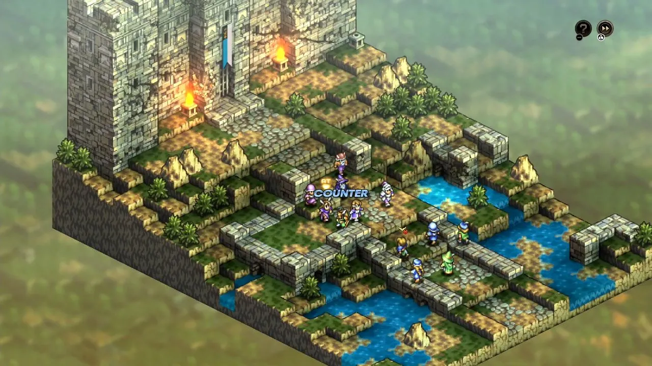 The game features beautifully drawn character portraits and detailed environments.