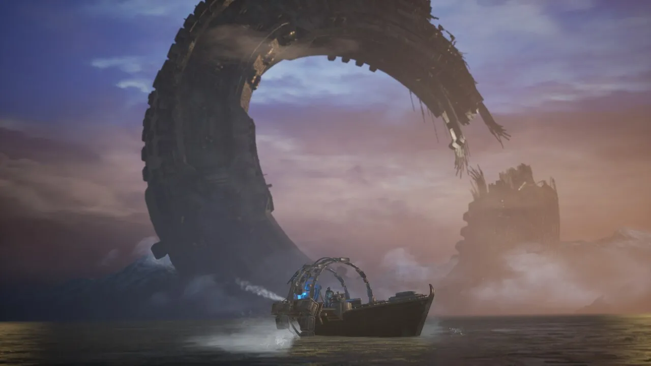 The Last Oricru gameplay screenshot showing the player character in combat.