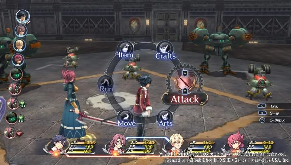 The Legend of Heroes: Trails of Cold Steel main characters