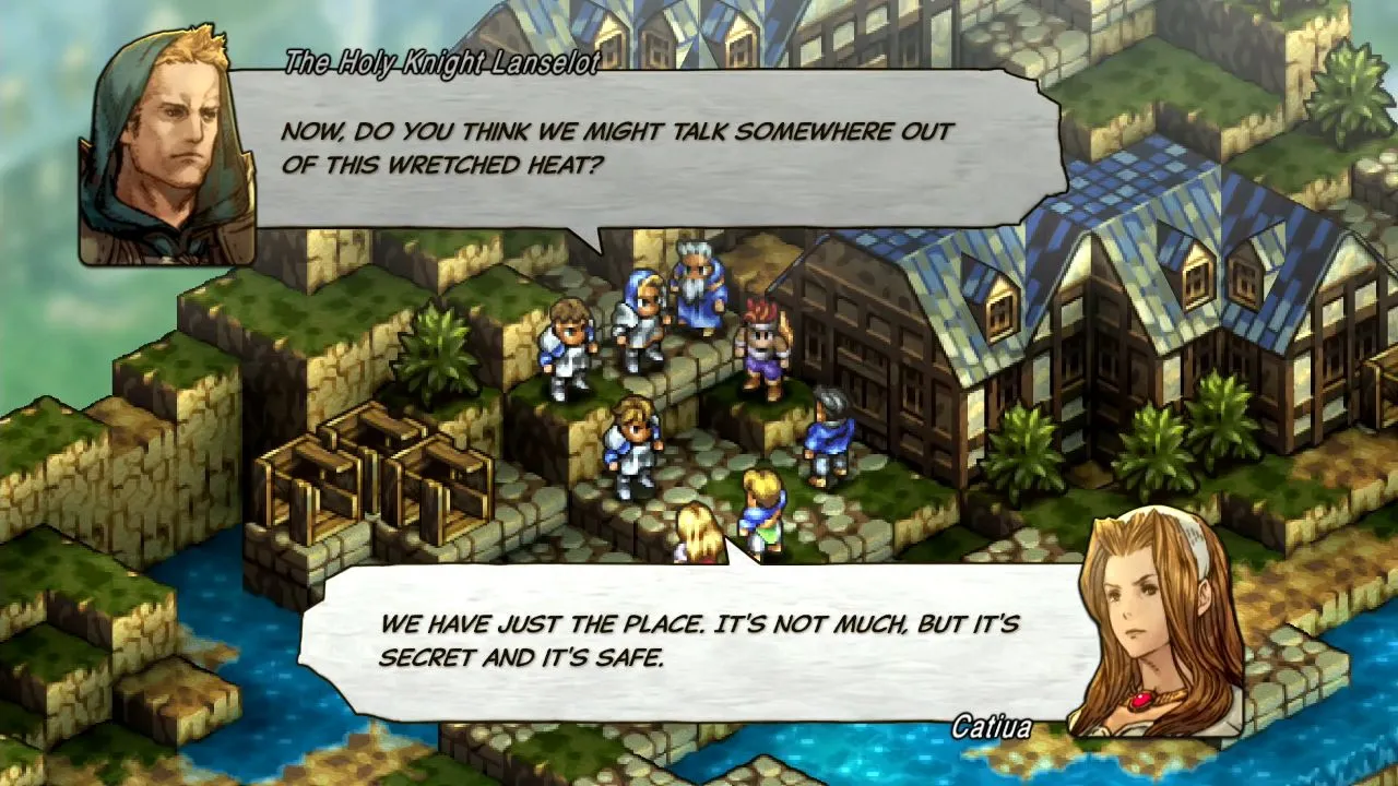 The opening cinematic shows a war-torn Valeria.