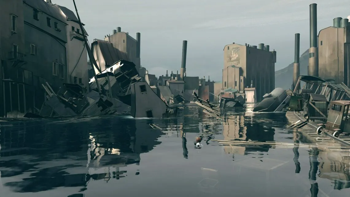 The player interacts with the ship's mechanics in FAR: Changing Tides