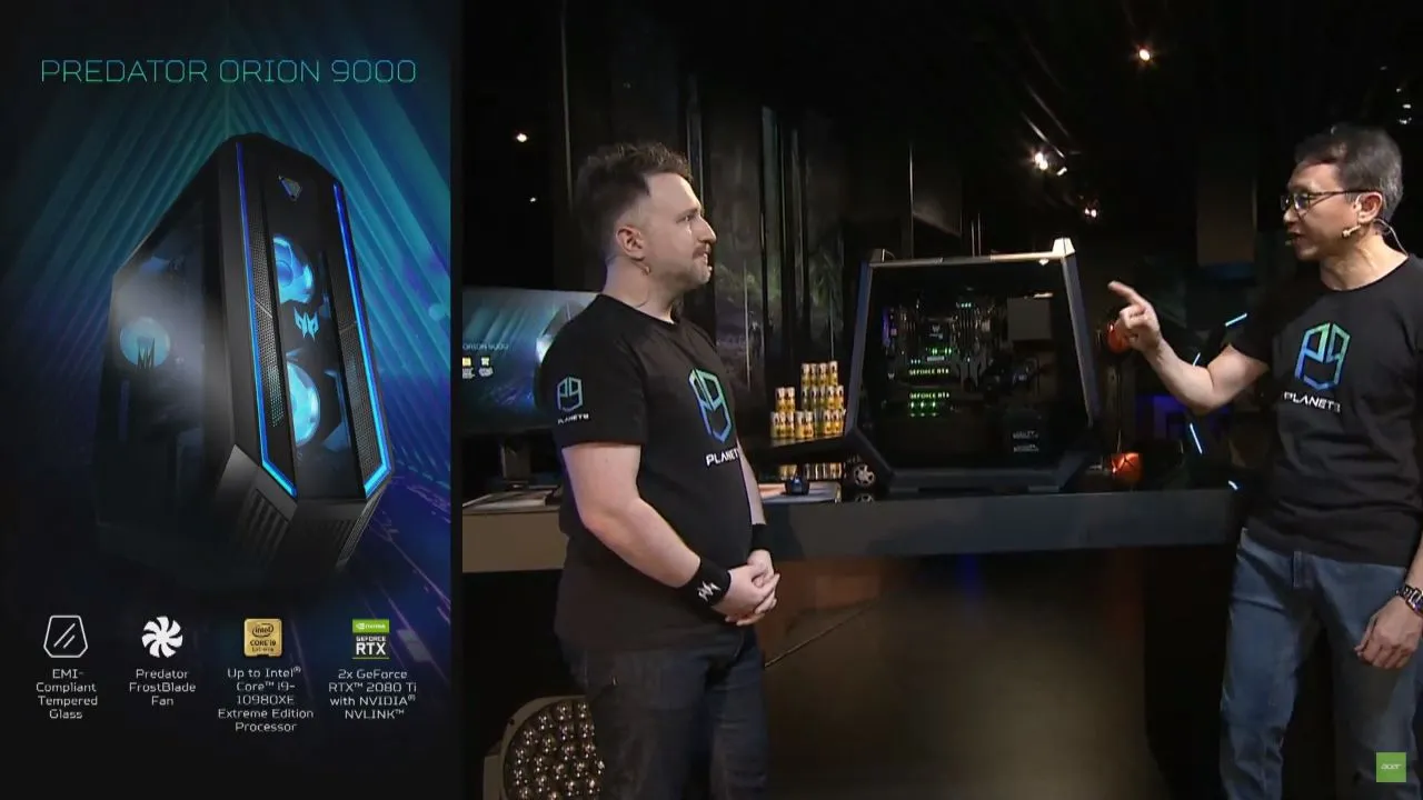 The powerful Predator Orion 9000 gaming desktop