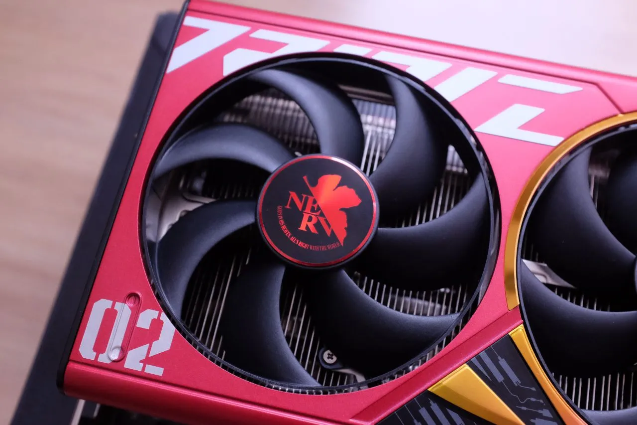 The ROG Strix GeForce RTX 4090 EVA-02 Edition boasts a custom design with Asuka-themed graphics.