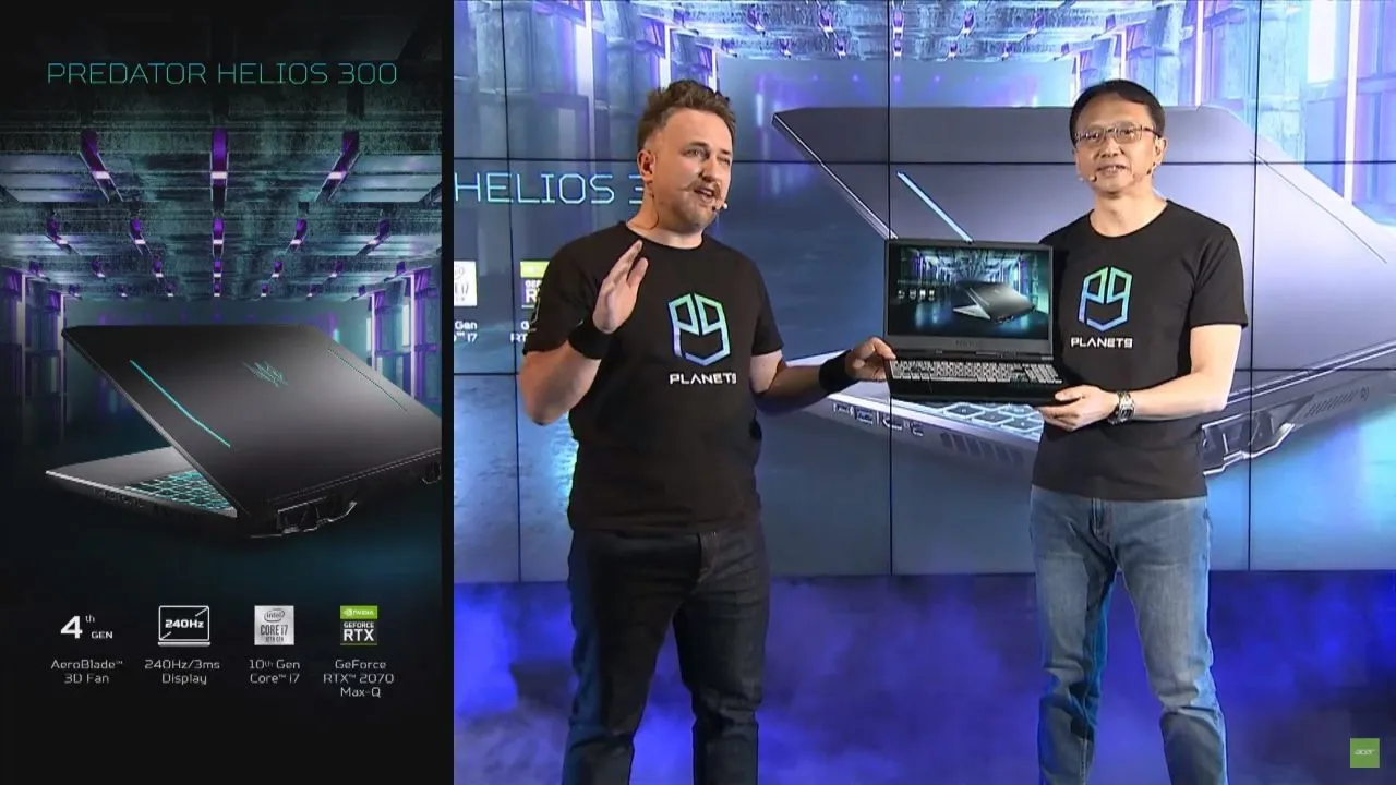 The updated Predator Helios 300 gaming laptop