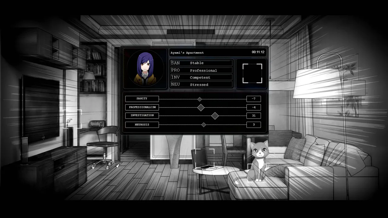 Tokyo Dark - Character stats