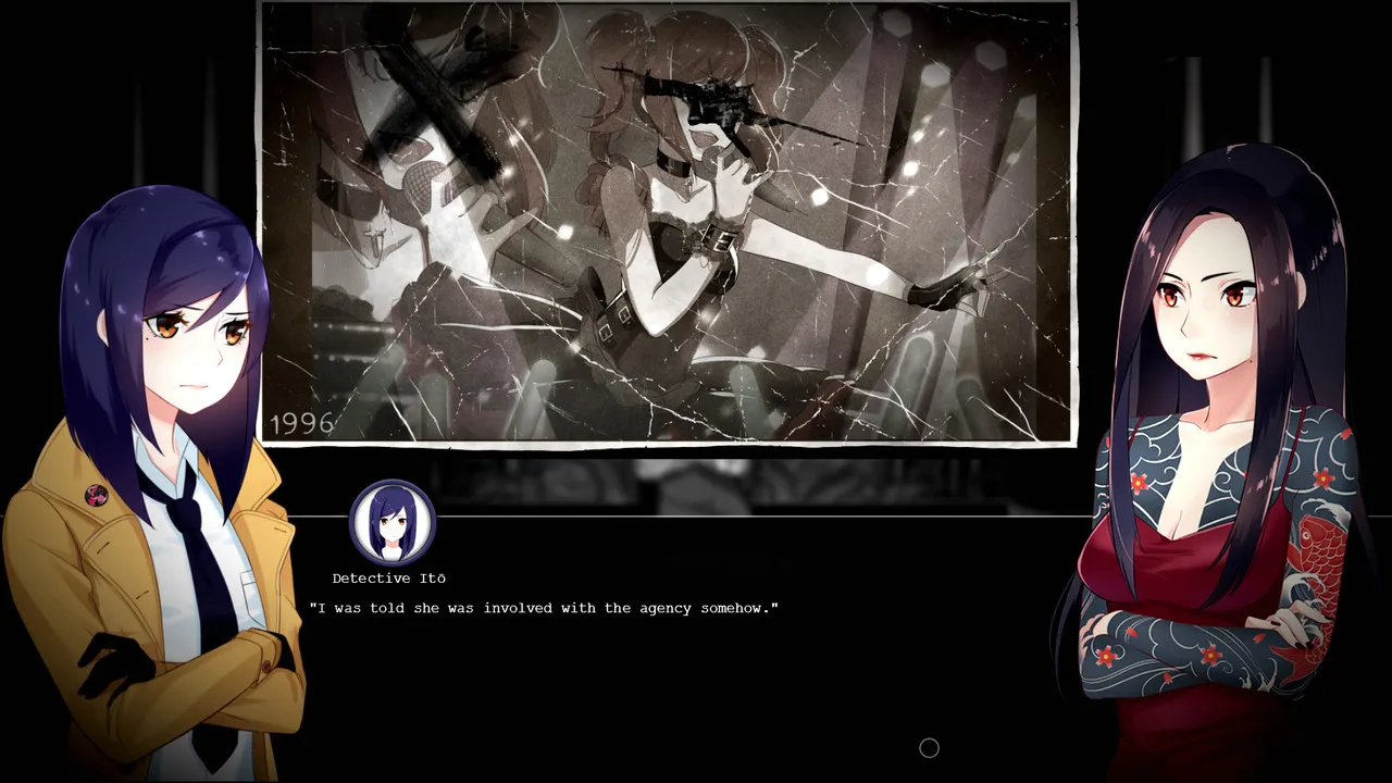 Tokyo Dark - Dialogue choices