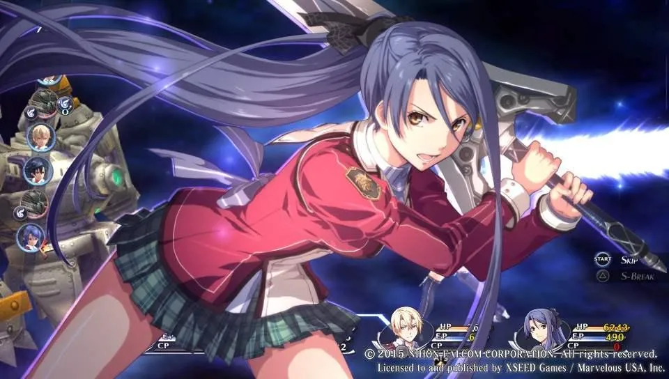 Trails of Cold Steel character bonding system