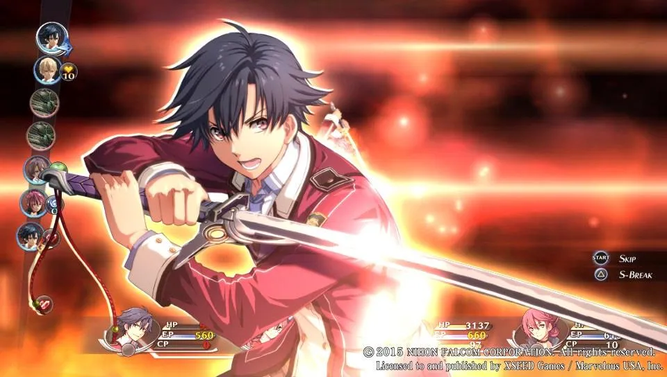 Trails of Cold Steel in-game screenshot