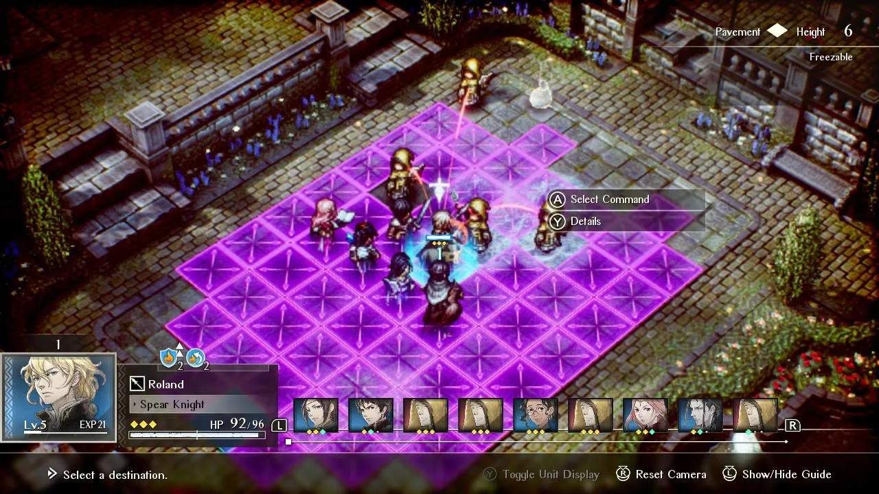Triangle Strategy - Battle Scene