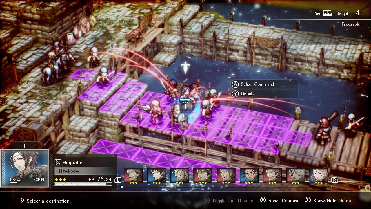 Triangle Strategy - Combat Gameplay