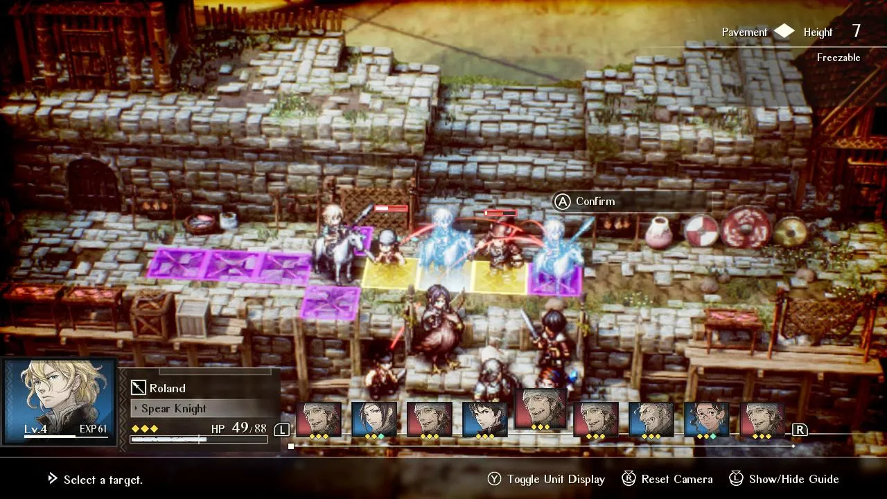 Triangle Strategy - In-game dialogue