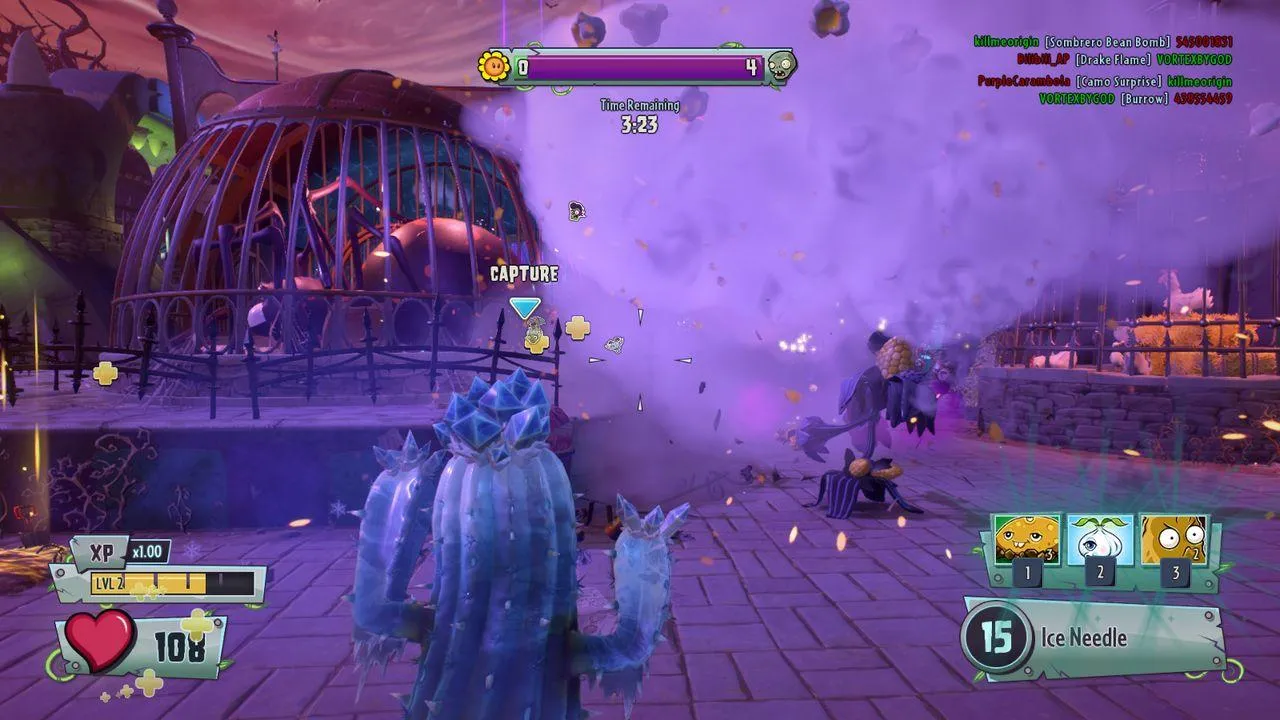Turf Takeover gameplay in Plants vs. Zombies: Garden Warfare 2