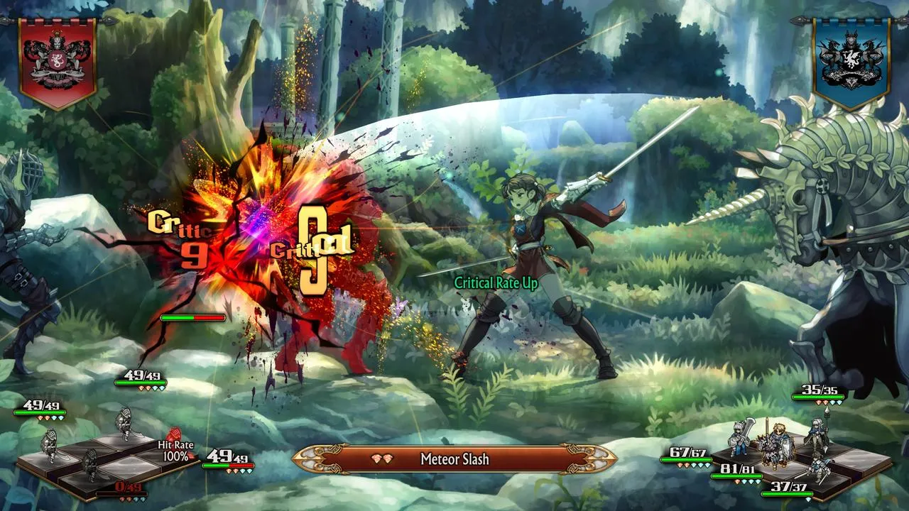 Unicorn Overlord Battle Scene