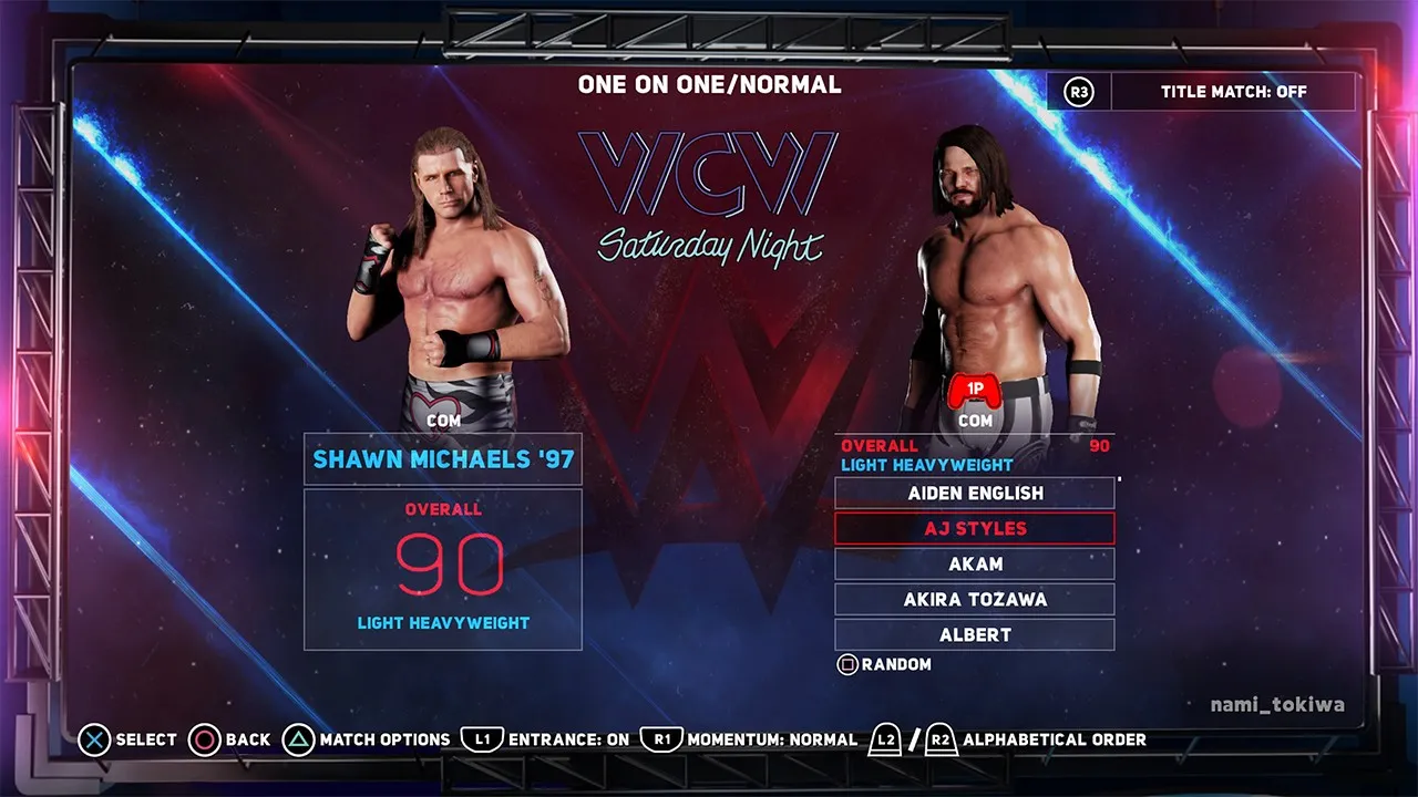 WWE 2K18 - Detailed Customization