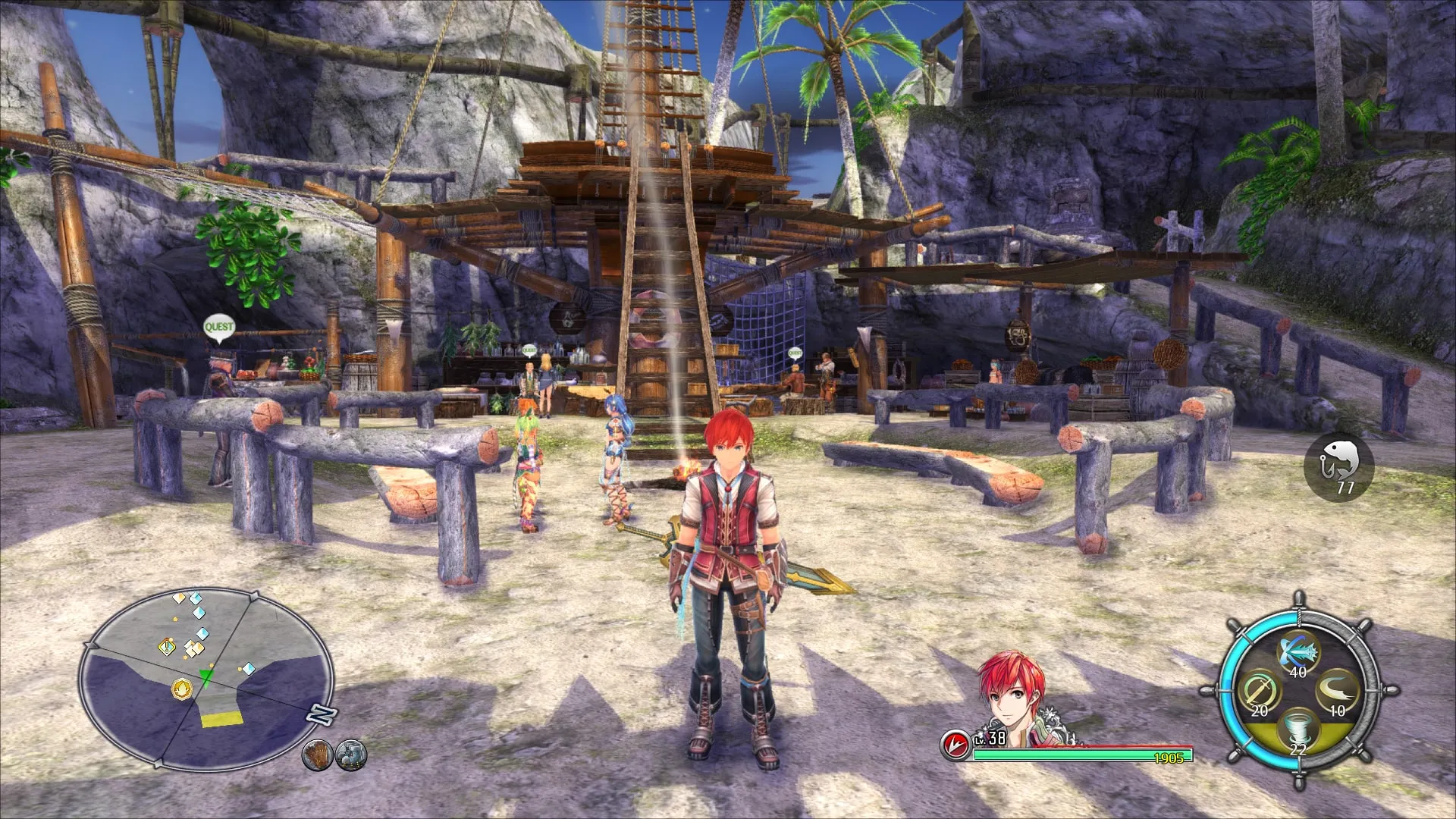 Ys VIII: Lacrimosa of DANA - Facing a Boss